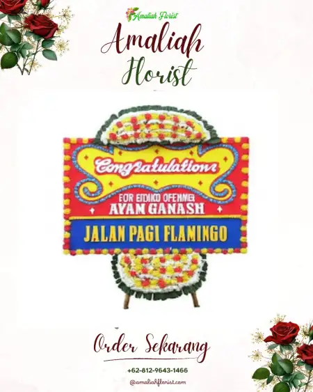 Sewa Papan Bunga Gondrong